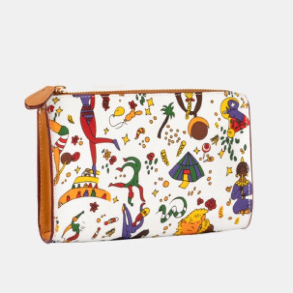 Piero Guidi Magic Circus “Zoe” in White, a small cosmetic case made in Italy